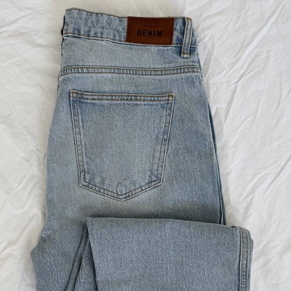 Sezane L'iconique Droit Trousers Bleach - Size 10 (French size 42) - Picture 3 of 11